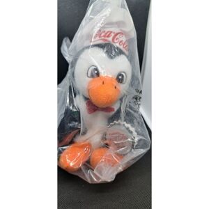 Coca-Cola Penguin Plush wChef Hat New in Original Packaging Collectible